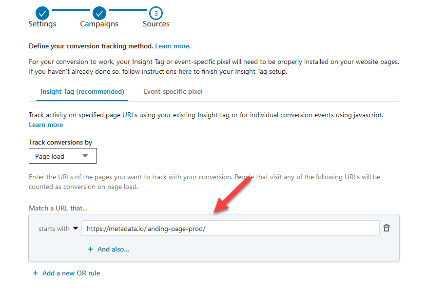 LinkedIn Conversion